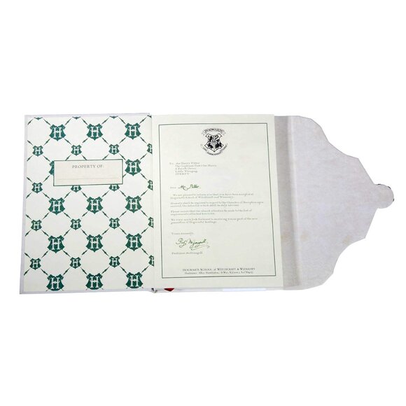 Harry Potter Hogwarts Acceptance Letter Journal with Wand Pen and Broom Pencil - Picture 4 of 9